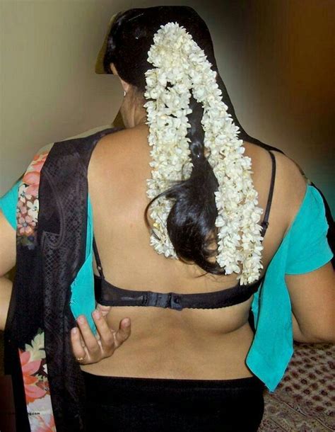 Most Beautiful Indian Actress Saree Backless Red Hair Woman Indian