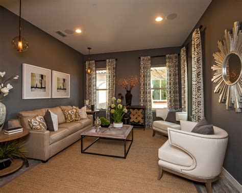 On the other hand, brown is an excellent color to bring a cozy and warm aura to any interior. Grey Brown Living Room | Houzz