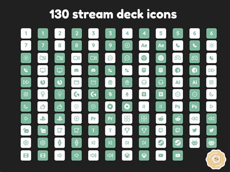 130 Sage Green And White Stream Deck Icons Cute Minimal Etsy
