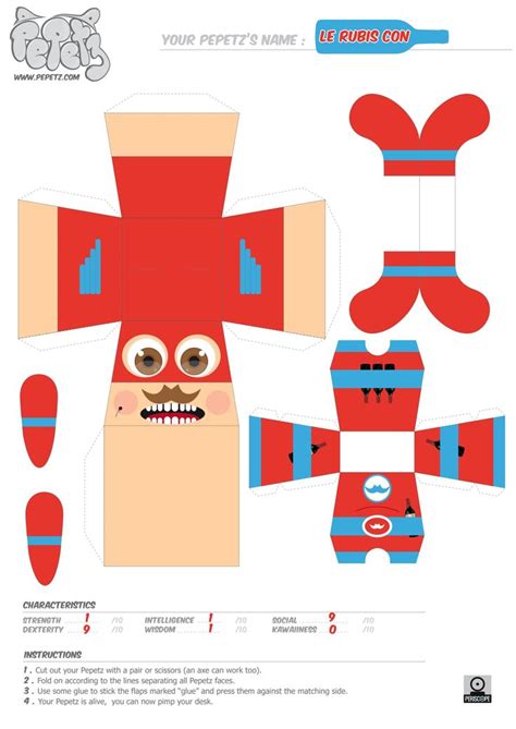 23 Best Paper Toys Templates Images On Pinterest Paper Toys Paper