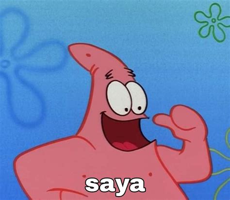 54 Spongebob Meme Mentahan Stiker Meme Patrick