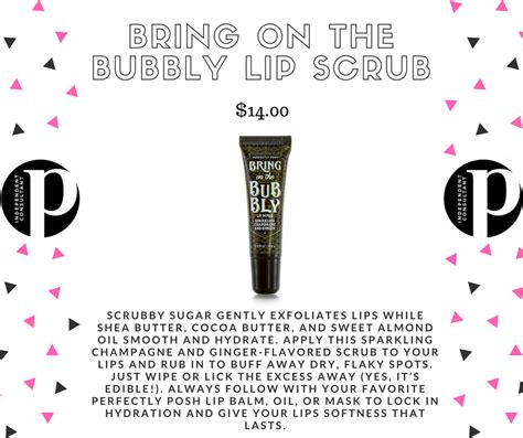 Bring On The Bubbly Lip Scrub Is A Sugar Based Lip Scrub Flavored With Sparkling Champagne And