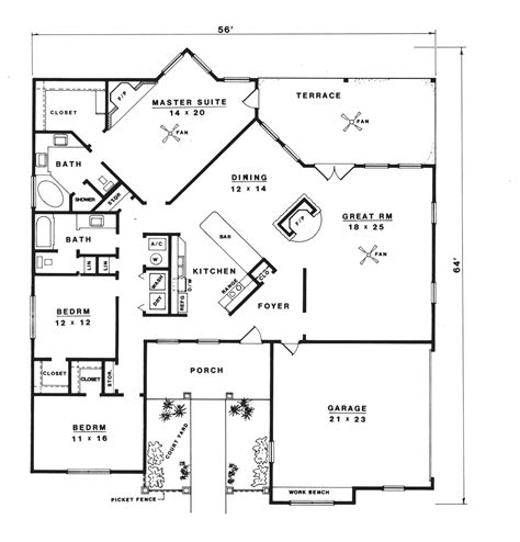 Concetta Country Ranch Home Plan 069d 0084 Search House Plans And More