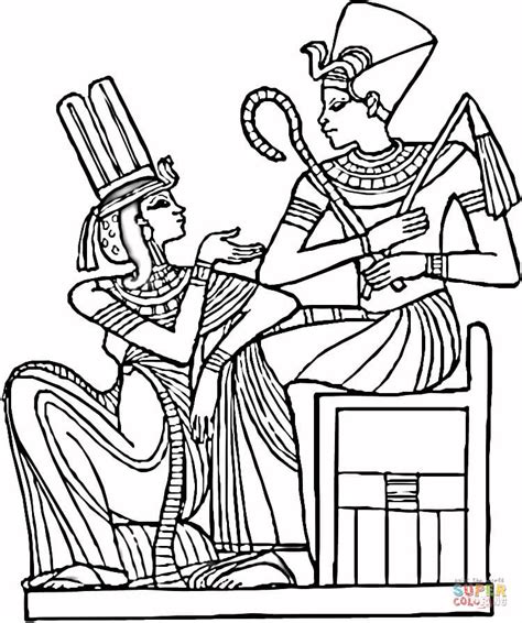 Egyptian Pharaohs Coloring Page Free Printable Coloring Pages