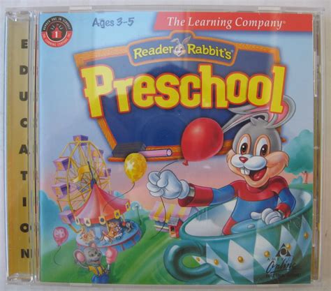 Amazon.com: Reader Rabbit's Preschool Ages 3-5 Educational CD-ROM Disk