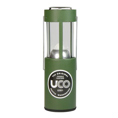 Uco Gear Original Candle Lantern Aluminum Green L C Std Green House Of Knives Canada