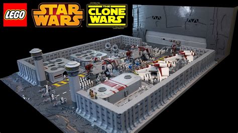 Huge Lego Star Wars The Clone Wars Fort Anaxes Moc Review 90000