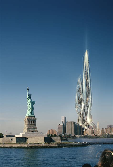 Futuristic Skyscraper In New York 3d Model Max