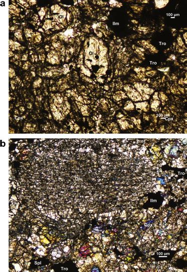 A Photomicrographs Of The Thin Section Of The Nathdwara Meteorite