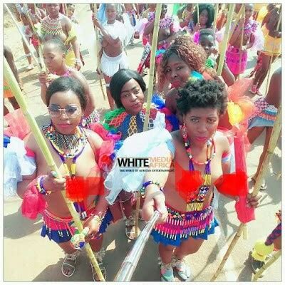 PHOTOS 45 000 Virgin Zulu Maidens Step Out Topless For Testing In