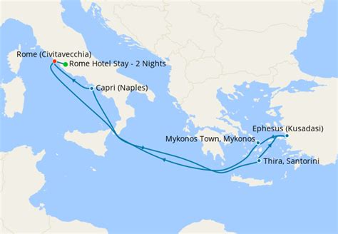 Greek Isles From Rome With Stay 10 June 2022 9 Nt Odyssey Of The