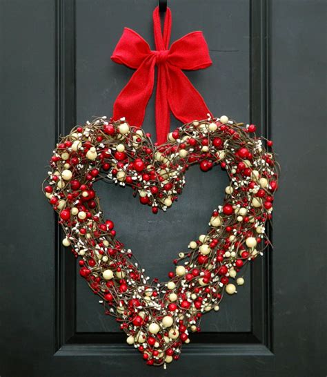 33 Heart Melting Cute Handmade Valentine Wreaths Godfather Style