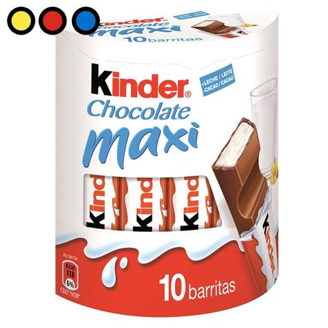 Chocolate Ferrero Kinder Maxi X 10u Distribuidora Pop