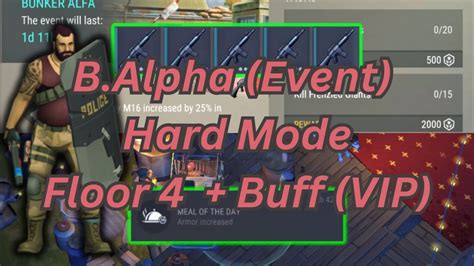 Ldoe Gameplay Floor 4 Hard Mode Bunker Alpha Last Day On