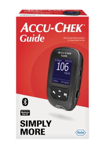 Accu Chek Guide Blood Glucose Monitoring Kit 1 Ct Kroger