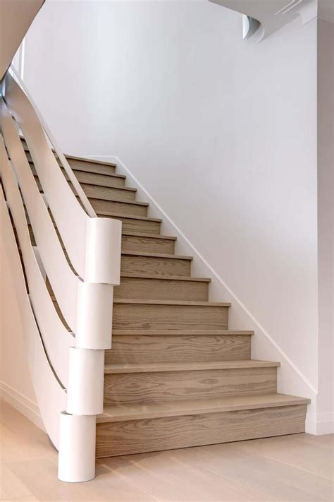 Stair rail kit with standard picket. #contemporary #stair #railings #modern #steel #wood # ...