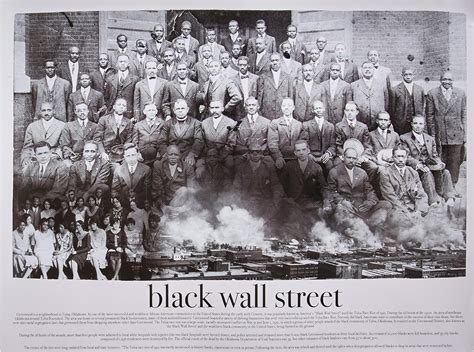 777 Tri Seven Entertainment Black Wall Street Poster 24x18