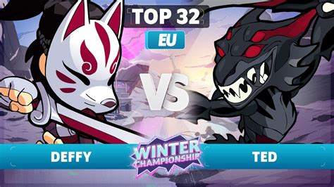 Deffy Vs Ted Top 32 EU Brawlhalla Winter Championship 2023 YouTube