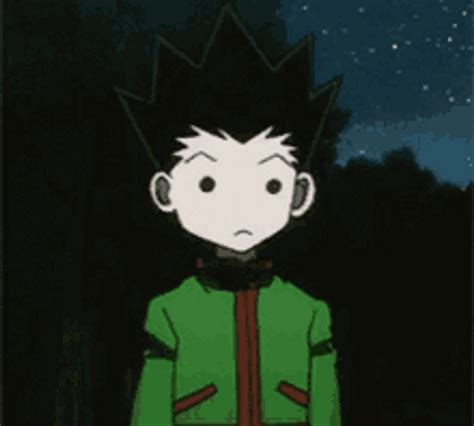 gon freecss adorably sticking his tongue out