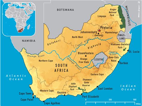 Map Of South Africa