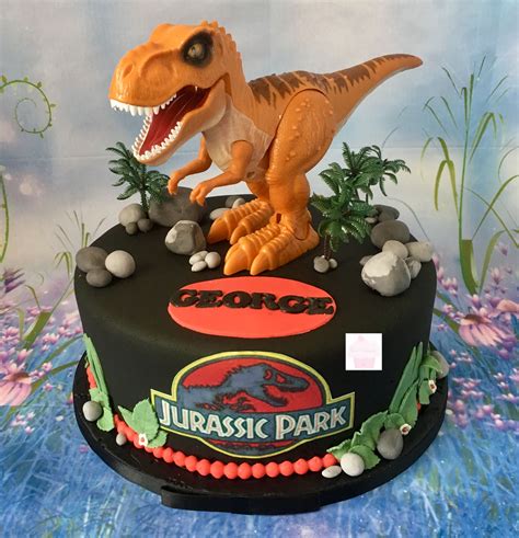 Jurassic Park Themed Birthday Cake Dinosaur Birthday Cakes Boy