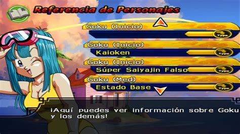 We would like to show you a description here but the site won't allow us. DESCARGAR iSO DBZ DEVOLUTION | DRAGON BALL Z BT3 CHARACTER REFERENCE - YouTube