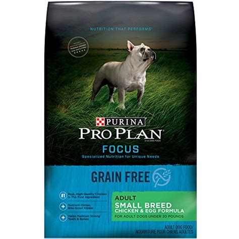 While this food is not as premium as some 5 star foods, it is a great food that is affordable for pet owners. Purina Pro Plan Dry Dog food, FOCUS, Grain Free Small ...