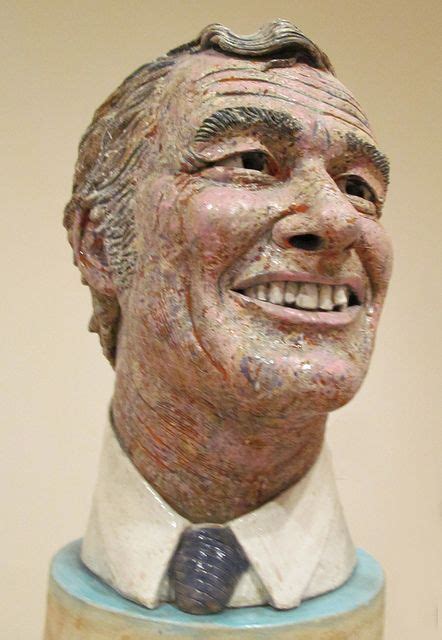 Robert Arneson Sculpture Clay Portrait Ceramic Figures