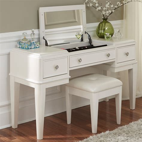 The cool vanity in bedroom with small vanity table for bedroom beautiful. Liberty Furniture Stardust Bedroom Vanity with Optional ...