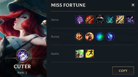 Best Build Items And Runes For Miss Fortune In Lol Wild Rift 2020