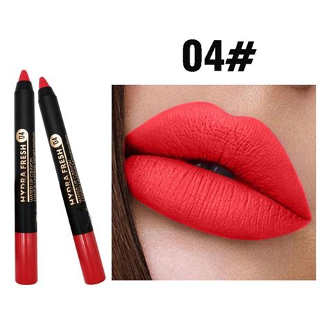 【ready Stock Cod】new Cosmetic Beauty Sexy Makeup Matte Lipstick Pencil Lip Gloss Nude Velvet