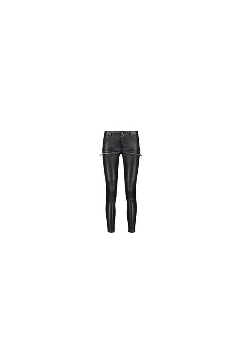 Anine Bing Biker Leather Pants Black Ab Bloom Fashion