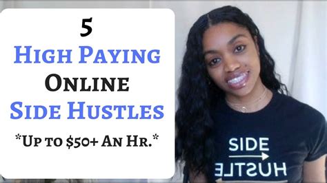 5 highest paying easy side hustles youtube