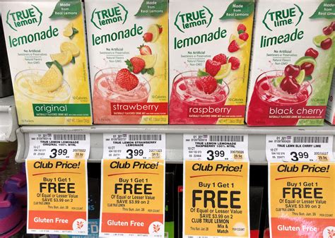 True Lemon Drink Mix Just 149 With Sale And Coupon At Safeway Super