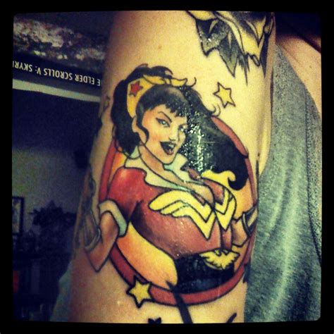 My New Wonder Woman Tattoo Artist Jeff Matola At Atlantic Tattoo Portsmouth Va Matola