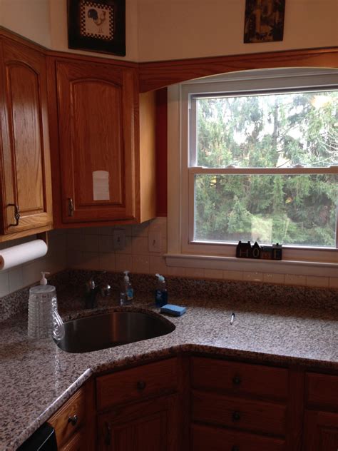 Transform your dirty and dated brick fireplace in a couple of. Updating 80's Laminate Cabinets To Sell | Rethink Home ...