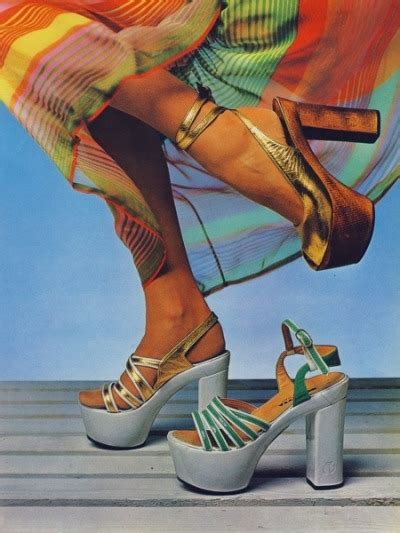 Shoe Fashions 1973 70s Shoes Fashion Seventies Fashion