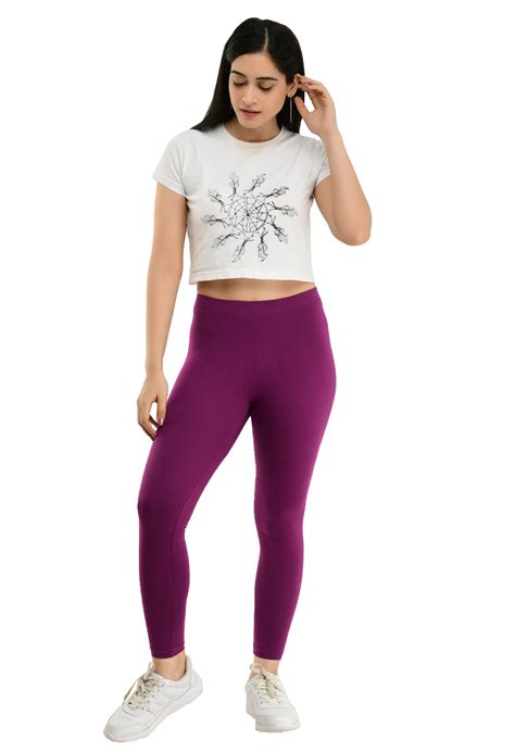 Ankle Length Legging Purple