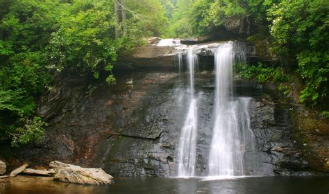 Dreamy Forest Waterfall Appalachian Mountains Of North Carolina