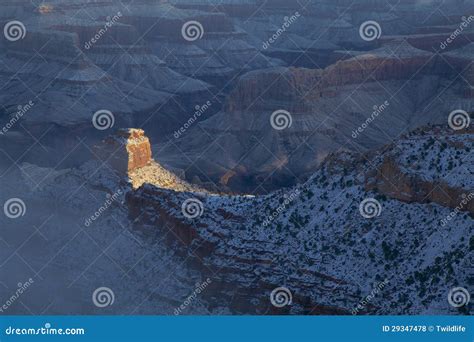 Grand Canyon Winter Sunrise Stock Photo Image Of Desert Adventure