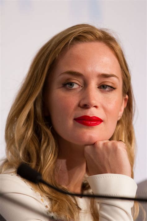 Emily Blunt At Sicario Press Conference At Cannes Film Festival