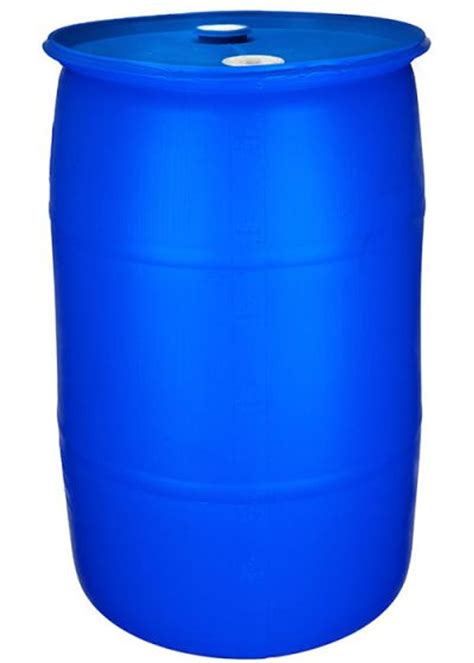 55 Gallon Drum Plastic Closed Head Un Rated Fittings Blue