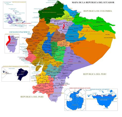 Crucigrama De Mapas Mapa Ecuador Kulturaupice