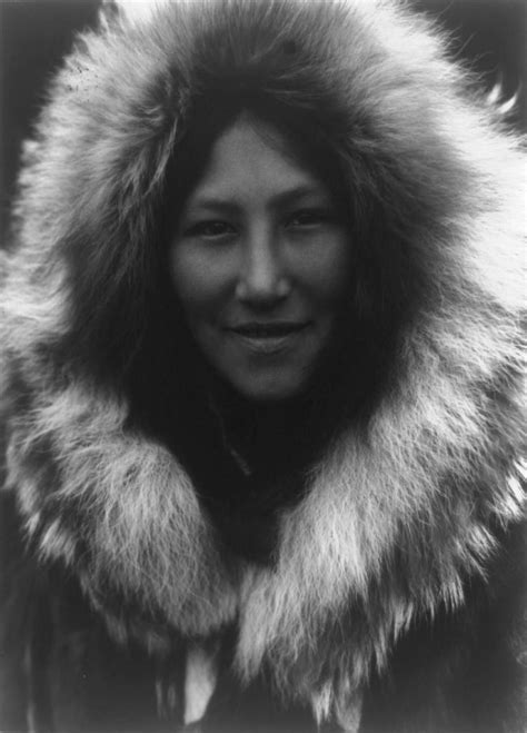 1929 Inupiat Woman From Alaska This Photo Is Often So Heavily Retouched That She Looks Like A