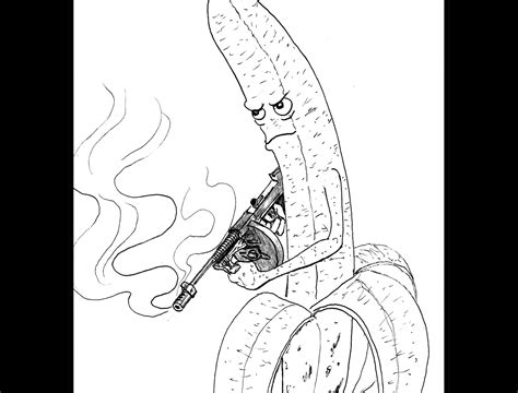 Gangster Banana By Magoro Graphics Mario A Gonzalez Robert On Dribbble