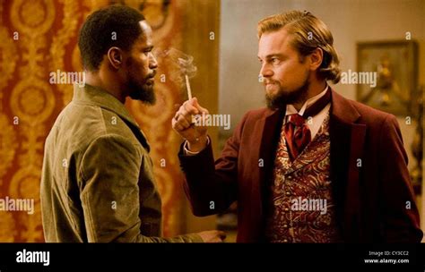 Django Unchained 2012 Weinstein Company Film With Jamie Foxx At Left As