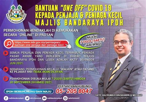 Bantuan Penjaja, Peniaga Kecil & Pasar Awam Berlesen RM300 (MBI)