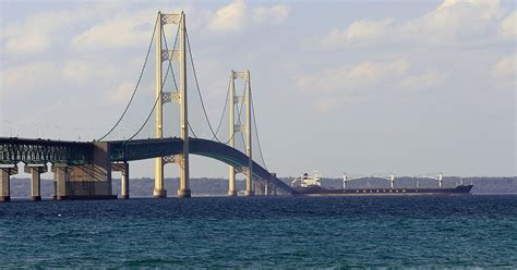 You can also check the schedule, technical details and many more. Michigan residents purchase pieces of Mackinac Bridge