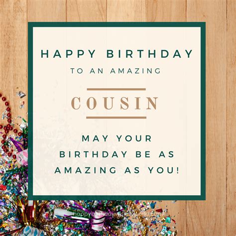 50 Lovable Birthday Messages For Cousin Of 2021