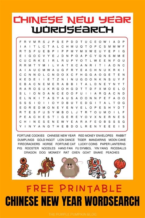 Free printable chinese new year activities pack